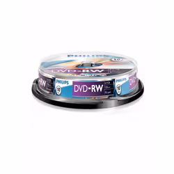 Philips DVD-RW DN4S4B10F/00, DVD-RW, 10 pc(s), 4.7 GB
