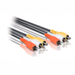 Philips SWV2212W/10 2M Composite AV Cable - NEW