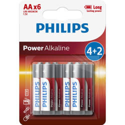 Philips Power Alkaline Battery LR6P6BP/10