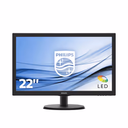 Philips V Line LCD monitor with SmartControl Lite 223V5LSB2/10, 54.6 cm (21.5"), 1920 x 1080 pixels, Full HD, LED, 5 ms, Blac ...