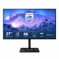 Philips 279C9/00 computer monitor 68.6 cm (27") 3840 x 2160 pixels 4K Ultra HD LED Black