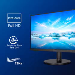 Philips V Line 241V8LA/00 LED display 60.5 cm (23.8") 1920 x 1080 pixels Full HD Black