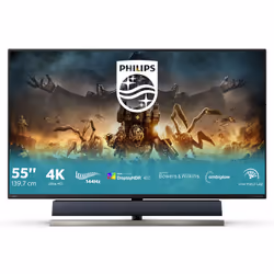 Philips 559M1RYV/00 LED display 139.7 cm (55") 3840 x 2160 pixels 4K Ultra HD Black