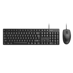 Philips 200 Series SPT6254/39 keyboard Mouse included Home USB Black