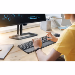 Philips 6000 series SPT6607B/16 keyboard Mouse included Universal RF Wireless + Bluetooth Black