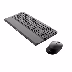 Philips 6000 series SPT6607B/21 keyboard Mouse included Universal RF Wireless + Bluetooth Black