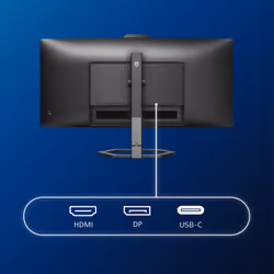 Philips 5000 series 34E1C5600HE/00 LED display 86.4 cm (34") 3440 x 1440 pixels 4K Ultra HD Black - Additional view 4