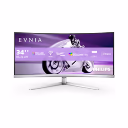 Philips 34M2C7600MV/00 LED display 86.4 cm (34") 3440 x 1440 pixels Wide Quad HD LCD White