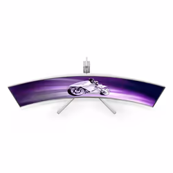 Philips Evnia 8000 49M2C8900/00 computer monitor 124.2 cm (48.9") 5120 x 1440 pixels Dual QHD QD-OLED White - Additional view 4
