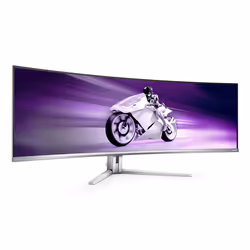 Philips Evnia 8000 49M2C8900L/00 computer monitor 124.2 cm (48.9") 5120 x 1440 pixels Dual QHD QD-OLED White - Additional view 4
