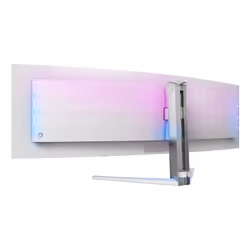 Philips Evnia 8000 49M2C8900L/00 computer monitor 124.2 cm (48.9") 5120 x 1440 pixels Dual QHD QD-OLED White - Additional view 6