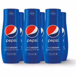 6 x SodaStream Pepsi Sparkling Drink Syrup Concentrate Mix 440 ml