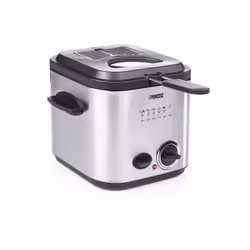 Princess 182611 Mini Fryer and Fondue, Deep fryer, 1.2 L, 90 °C, 170 °C, Single, Black, Silver