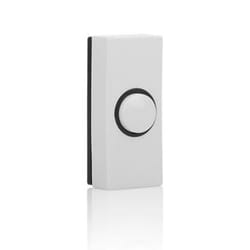 Byron DBW-22013 doorbell push button White Wired
