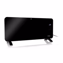 Princess 01.348200.02.001 Smart Glass Panel Heater 2000B, 1.5 m, IP24, Indoor, Floor, Wall, Black, Glass