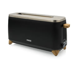 Princess 142361 6 2 slice(s) 1000 W Black, Silver, Wood