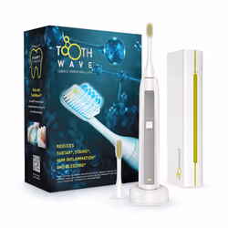 Silk'n ToothWave - White, Adult, Vibrating toothbrush, White, 48000 movements per minute, 2 min, White