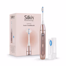 Silk'n SonicYou, Adult, Sonic toothbrush, Deep clean, Sensitive, Whitening, 37000 movements per minute, Gold, Rose, 2 min