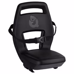 Qibbel 6+ Junior, 35 kg, Rear mount, Black, Seat belt