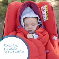 Maxi-Cosi Winter Footmuff for Baby Car Seats, Nomad Red