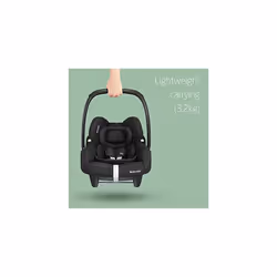 Maxi-Cosi CabrioFix i-Size, i-Size Baby Car Seat, Group 0+ Car Seat, from 40 up to 75 cm, 0-12 kg, Essential Black