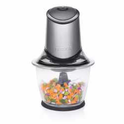 Tristar BL-4019 Chopper, 1.2 L, Grey, Glass, Stainless steel, Buttons, 400 W