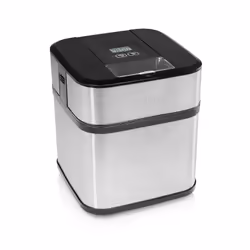 Princess 282605 Ice cream maker, Compressor ice cream maker, 1.5 L, 1 bowls, Black, Stainless steel, 20 min, LCD