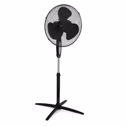 Tristar VE-5899 Stand Fan, Household blade fan, Black, Floor, Plastic, 53.29 dB, 1200 RPM