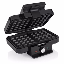 Tristar WF-1165 Waffle iron, 2 waffle(s), Square, Black, Bakelite, Plastic, 0.7 m