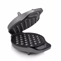 Princess 01.132465.01.001 Bubble Waffle Iron, 1 waffle(s), Hexagonal, Black, 20 cm, Aluminium, Plastic