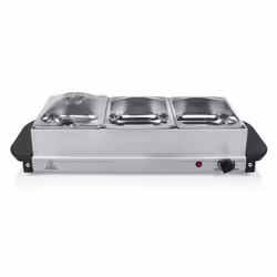 Tristar BP-6283 Buffet Server, 200 W, 230 V, 50 / 60 Hz, Type F (CEE 7/4), Black, Stainless steel, 0.8 m
