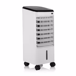 Tristar AT-5446 Air Cooler, Household tower fan, Black, White, 4 wheel(s), Buttons, 4 L, 364.8 m³/h
