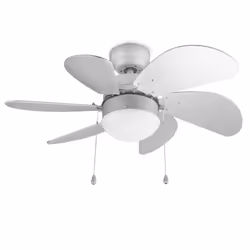 Tristar VE-5810 Ceiling Fan, Household blade fan, Silver, Ceiling, Metal, 45.2 dB, 240 RPM