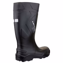 Dunlop Purofort+ Full Safety Wellington Mens Safety Boots - 10 UK Size, Black