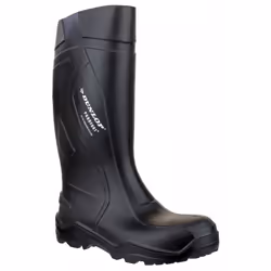 Dunlop Purofort+ Full Safety Wellington Mens Safety Boots - 11 UK Size, Black