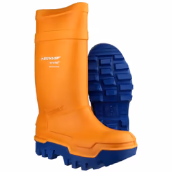 Dunlop C662343 Purofort Thermo + Full Safety Wellington / Mens Boots / Safety Wellingtons - 9 UK, Orange