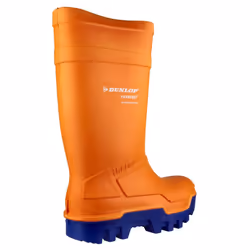 Dunlop C662343 Purofort Thermo + Full Safety Wellington / Mens Boots / Safety Wellingtons - 13 UK, Orange - Additional view 4