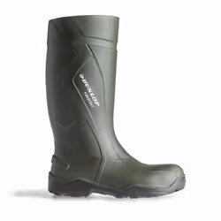 Dunlop C762933 Purofort+ Full Safety Standard Wellington Boxed / Womens Safety Boots - 40 EUR, Green