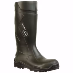 Dunlop Adults Unisex Purofort Plus Full Safety Wellies - 8 UK, Green