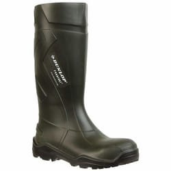 Dunlop Adults Unisex Purofort Plus Full Safety Wellies - 8 UK, Green