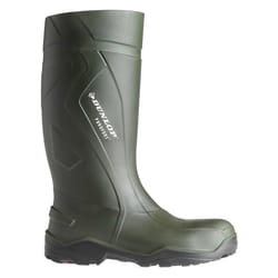 Dunlop C762933 Purofort+ Full Safety Standard Wellington Boxed / Mens Boots - 45 EUR, Green