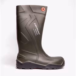 Dunlop PUROFORT+ Unisex Non-Safety Wellington Boots Green - UK 10