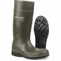 Ejendals Dunlop 462933 PUROFORT, Male, Adult, Safety boots, Black, Green, Polyurethane (PU), Polyurethane (PU)