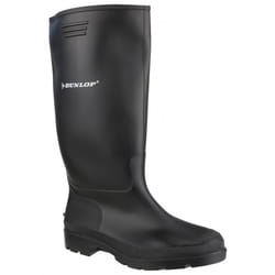 Dunlop 380PP Pricemaster Unisex Wellington Boots - 40 EUR, Black