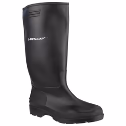Dunlop 380PP Pricemaster Unisex Wellington Boots - 42 EUR, Black