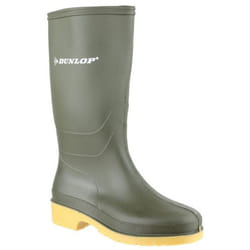 Dunlop Childrens/Kids Dull Wellies - 12 Child UK, Green