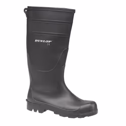 Dunlop Universal PVC Welly / Mens Wellington Boots - 43 EUR, Black