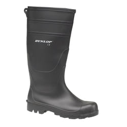 Dunlop Universal PVC Welly / Mens Wellington Boots - 46 EUR, Black
