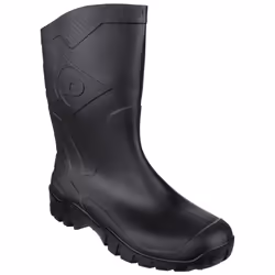 Dunlop Dee Calf K580011 Mens Wellington Boots - 46 EUR, Black