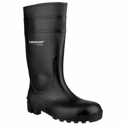 Dunlop 142PP Unisex Safety Wellington Boots - UK Size 6.5, Black
